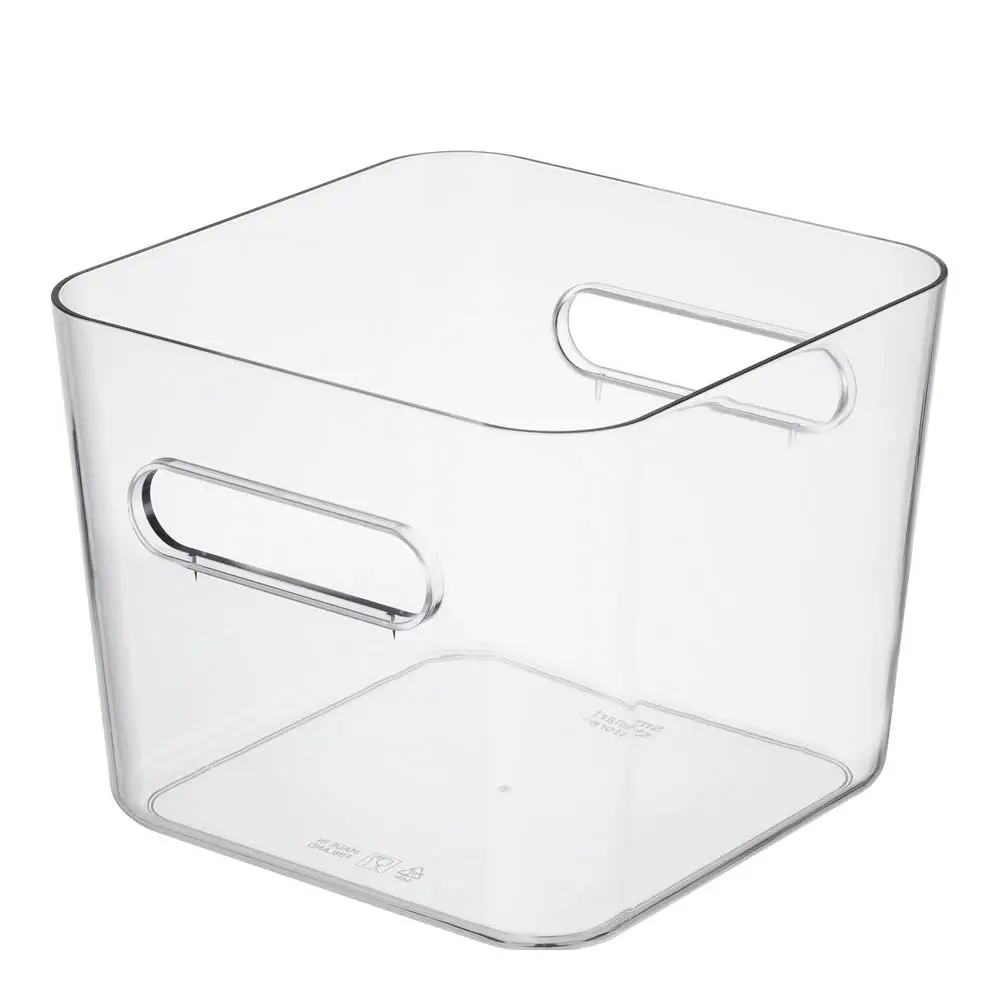Compact säilytyslaatikko neliö L 7,2L kirkas