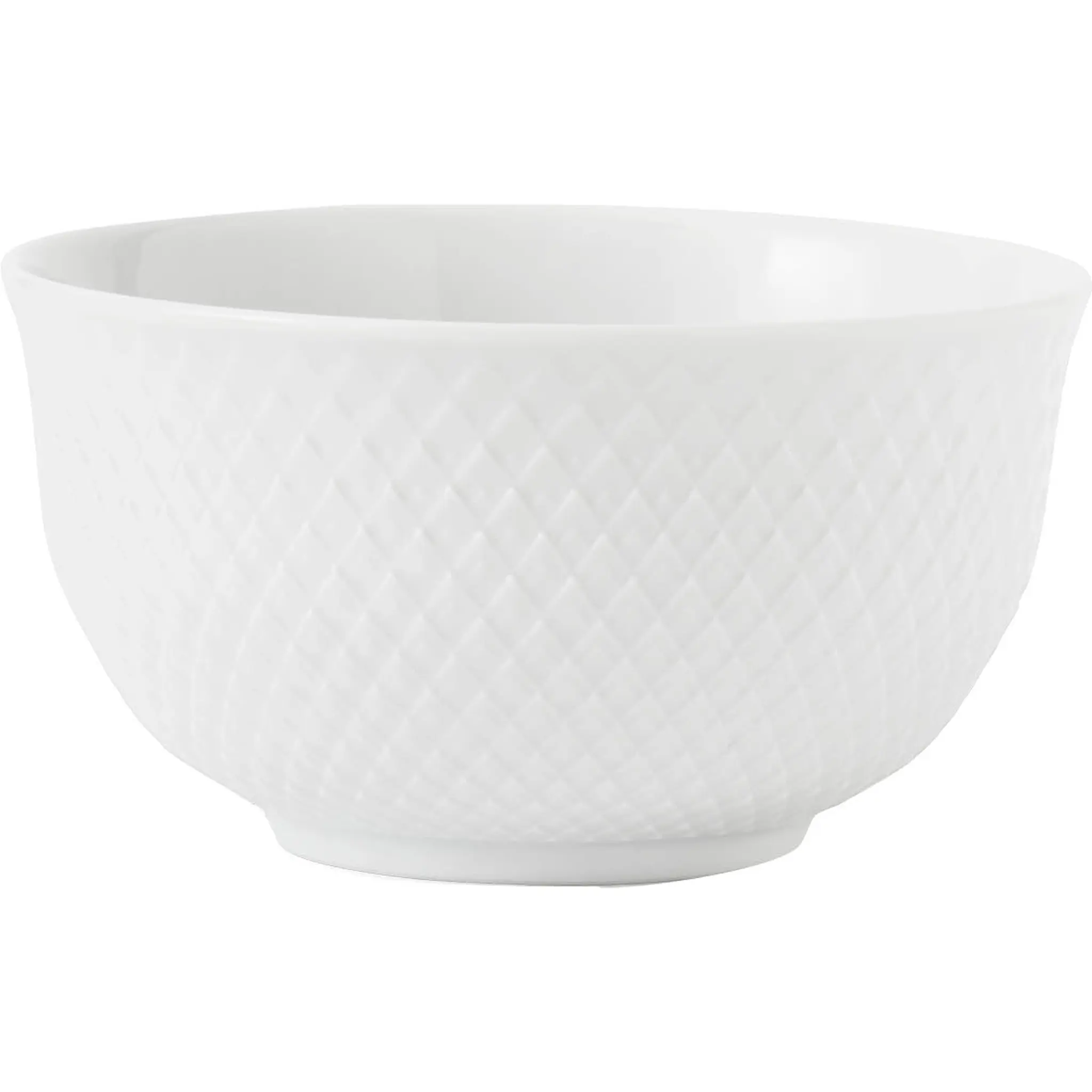 Lyngby Porcelæn Rhombe Skål 11 cm Vit