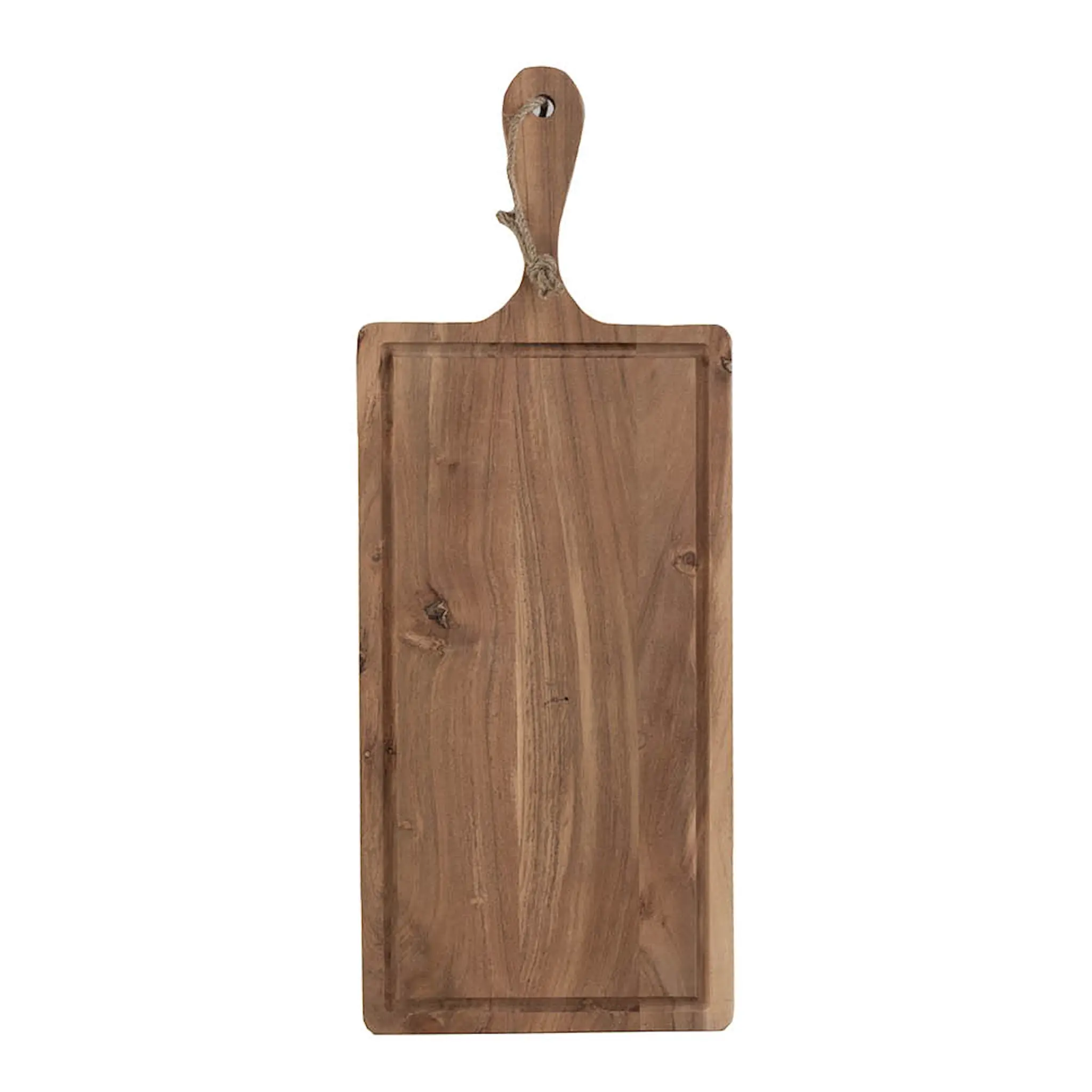Sögne Home Anton skärbräda med räffla 65×25 cm akacia natural