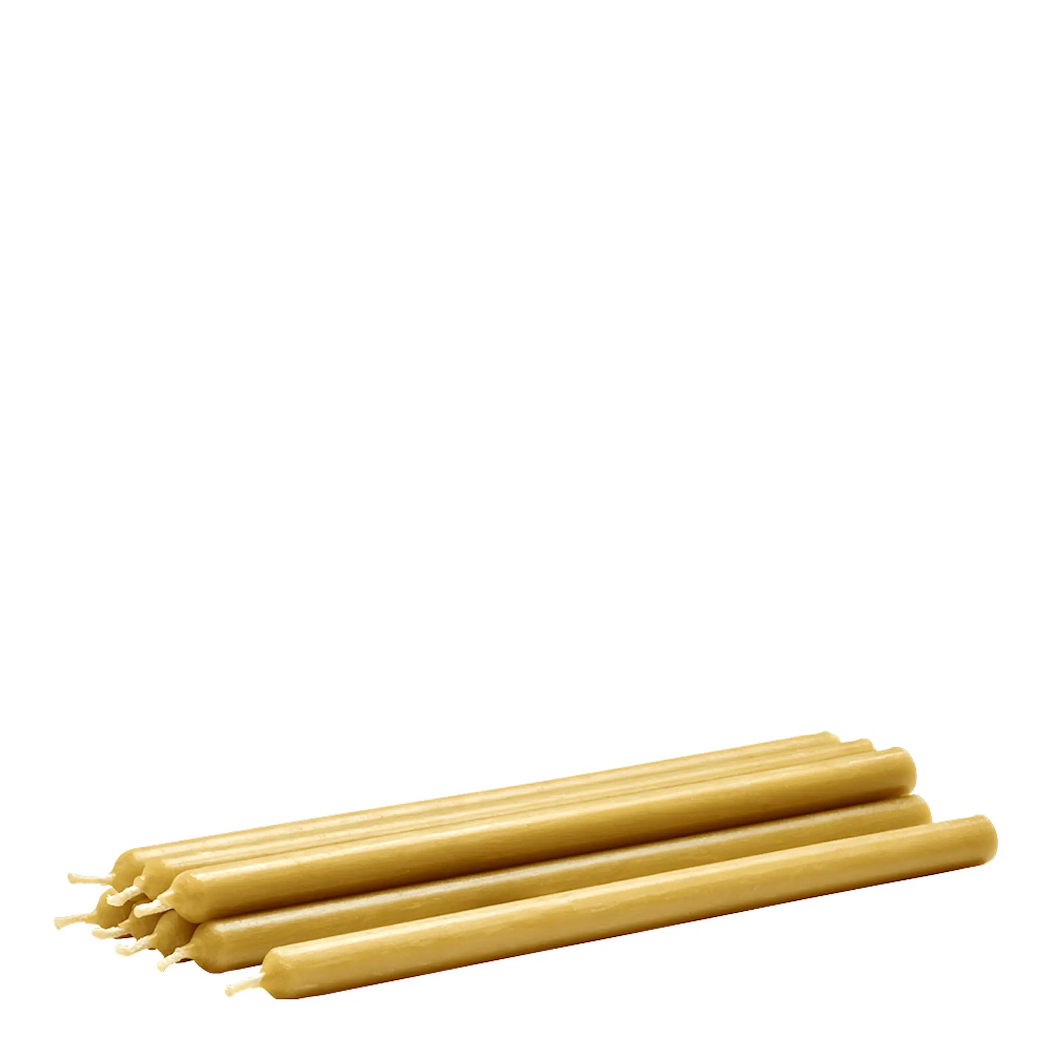 Stoff Nagel Stoff Nagel stearinljus 23 cm 8-pack golden honey