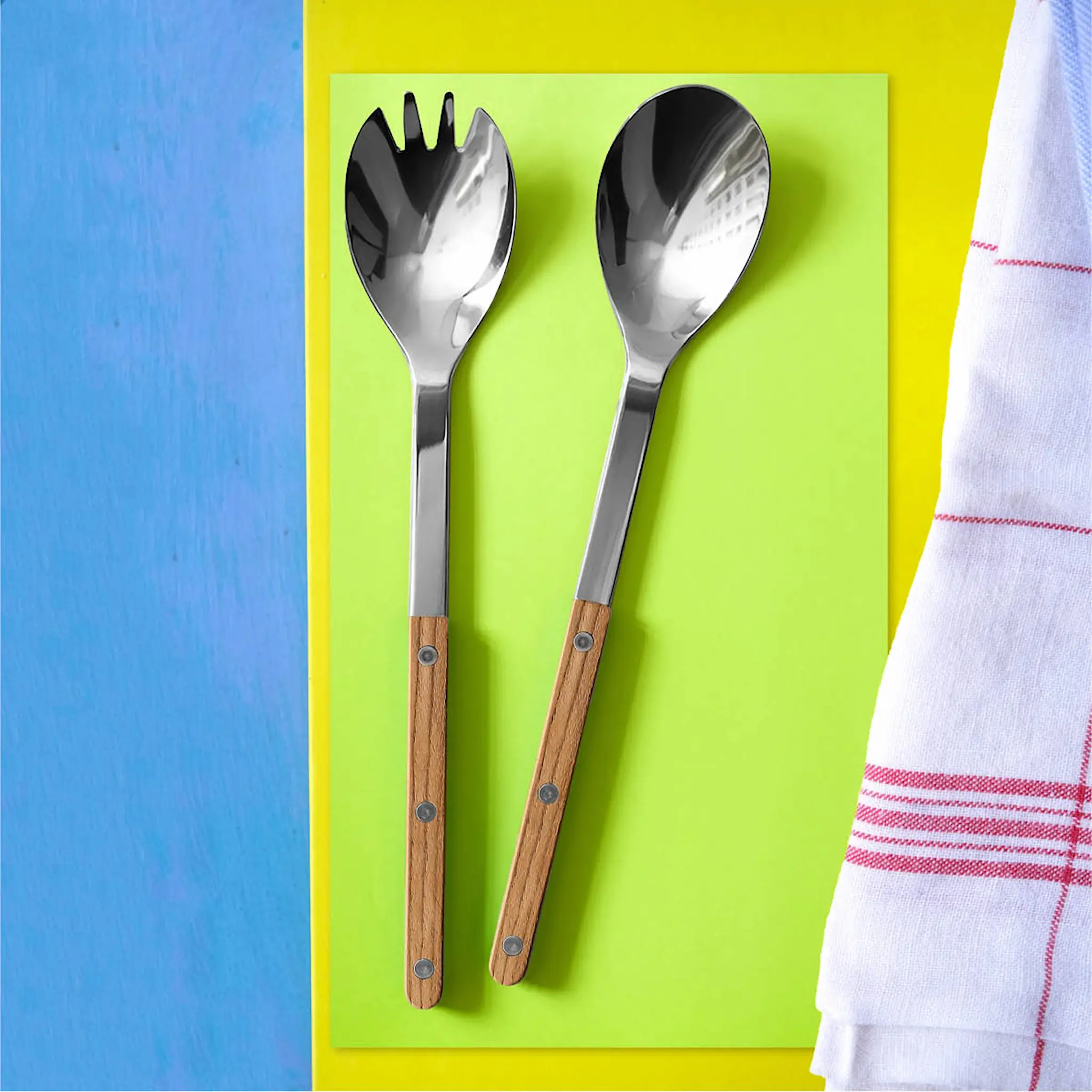 Sabre Bistrot salaattiottimet 26 cm 2 kpl tiikki