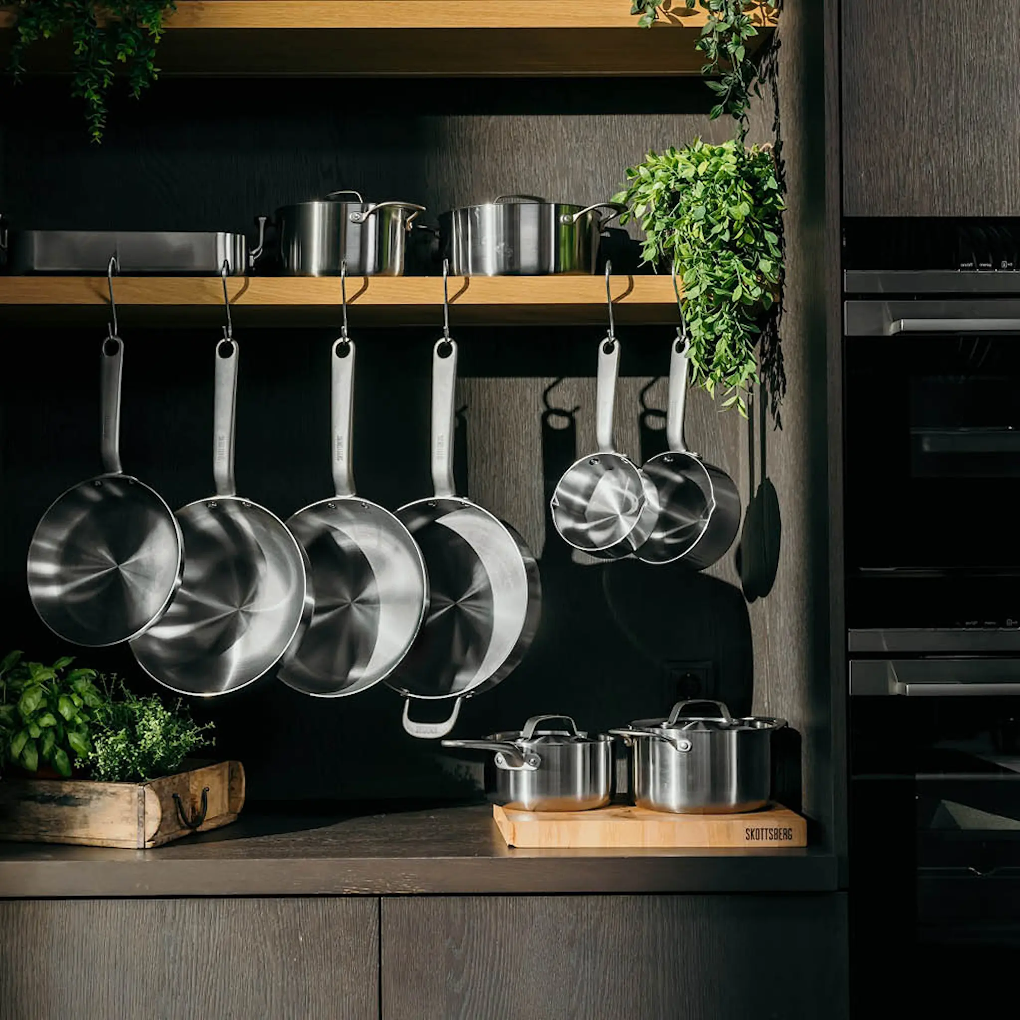 Skottsberg Kastrull med lock 16 cm / 1,5 L rostfritt stål