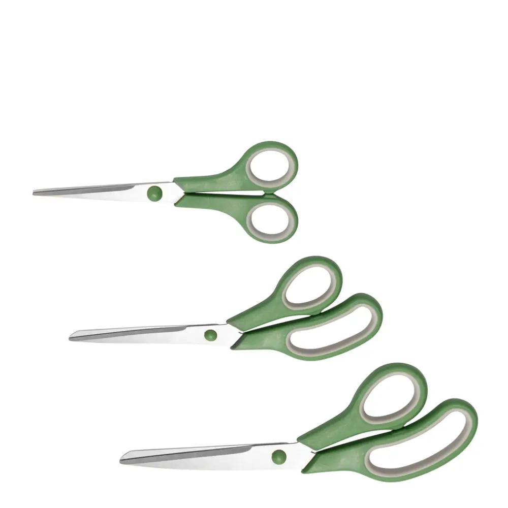 Steel Essentials Sakset 3 osaa Vihreä/Harmaa