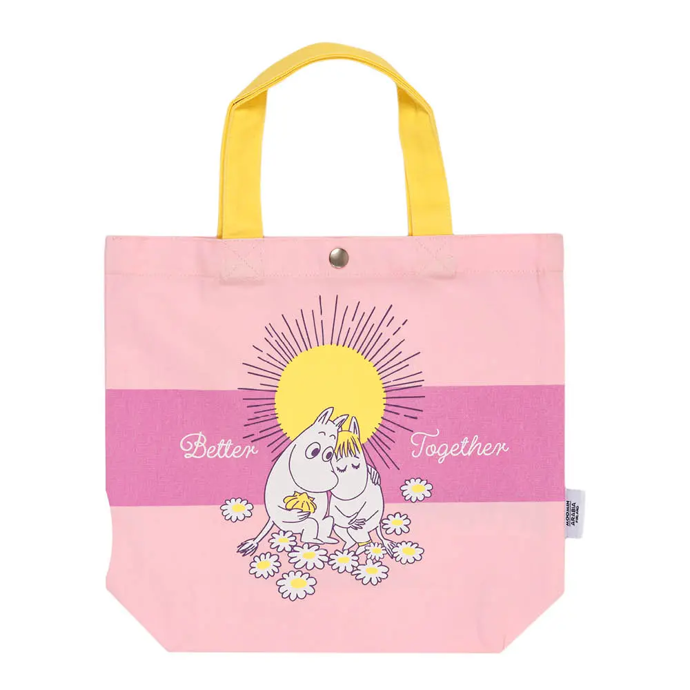 Mummi tøyveske mini 1,5x18x19 cm Kjærester rosa