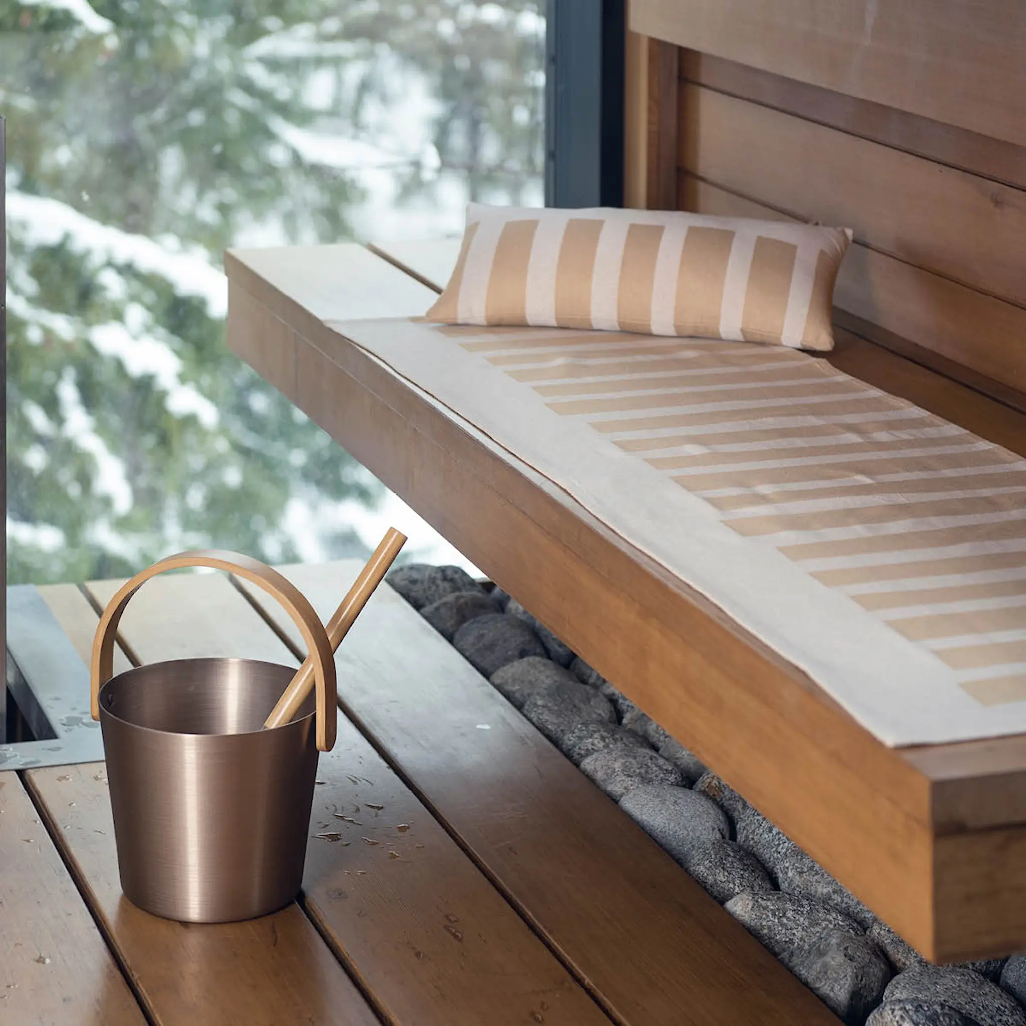 Rento Bastuhink 26 cm champagne/bambu