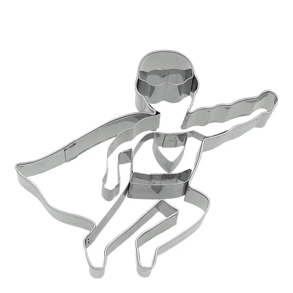 Cookie Cutters Piparkakkumuotti supersankari 9 cm Ruostumaton teräs