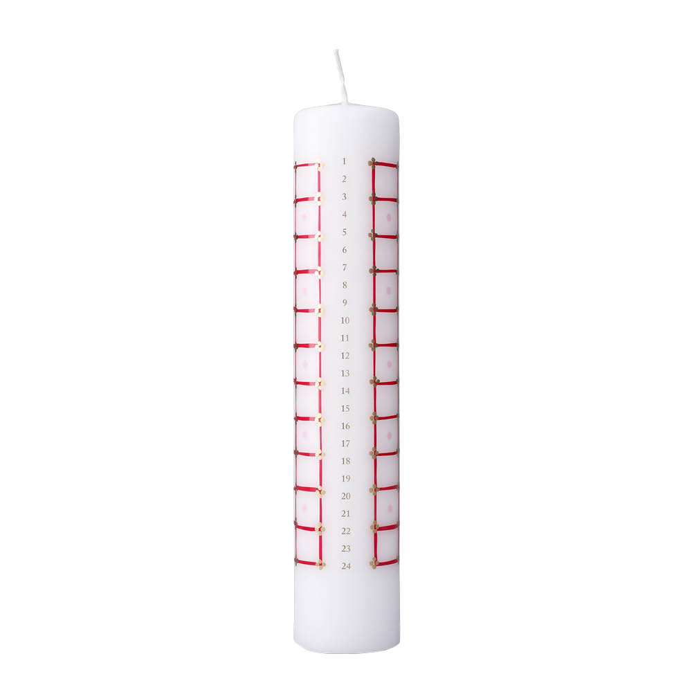 Bjørn Wiinblad Eva adventsljus 2026 25 cm röd