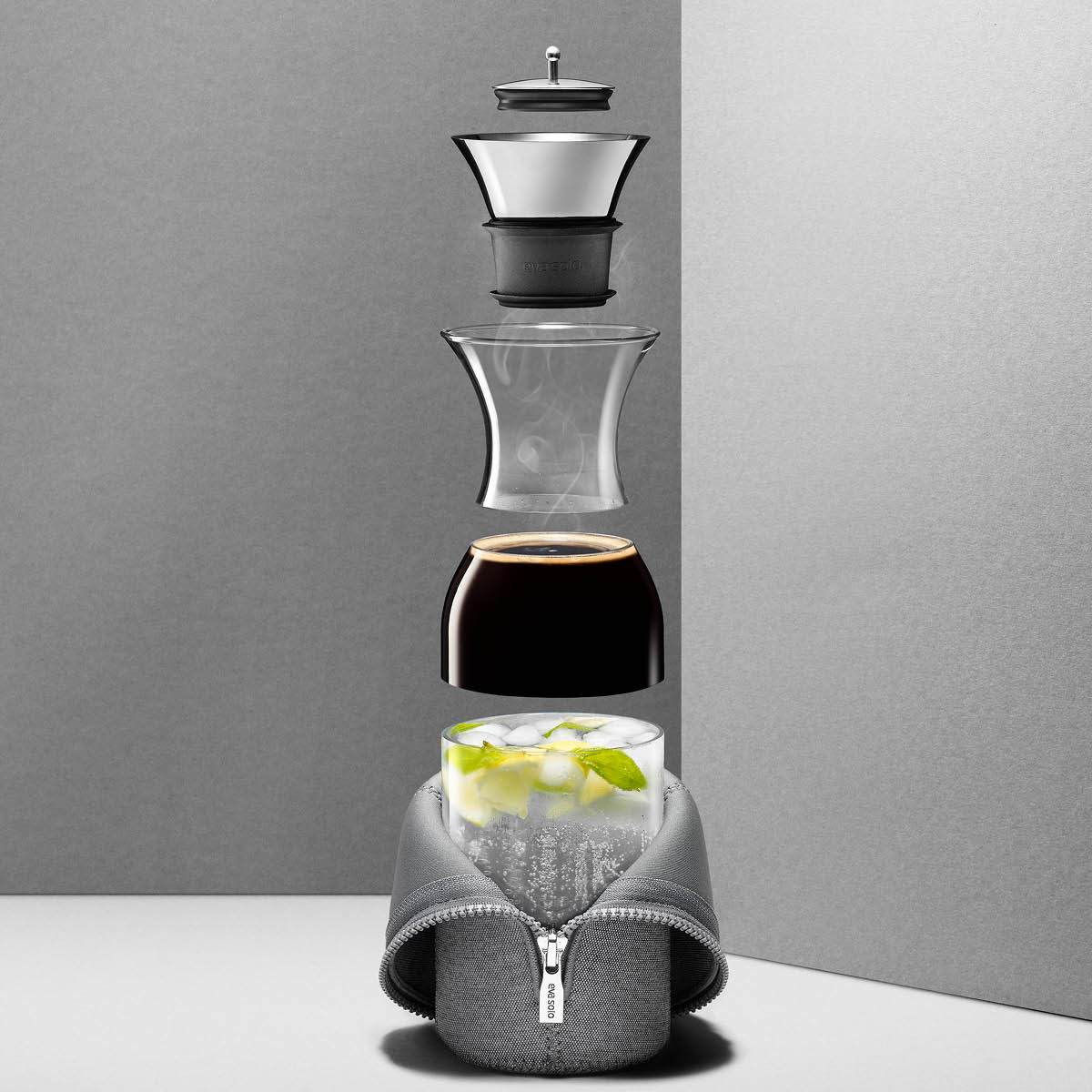 Eva Solo Jääkaappikaadin 1 L Musta