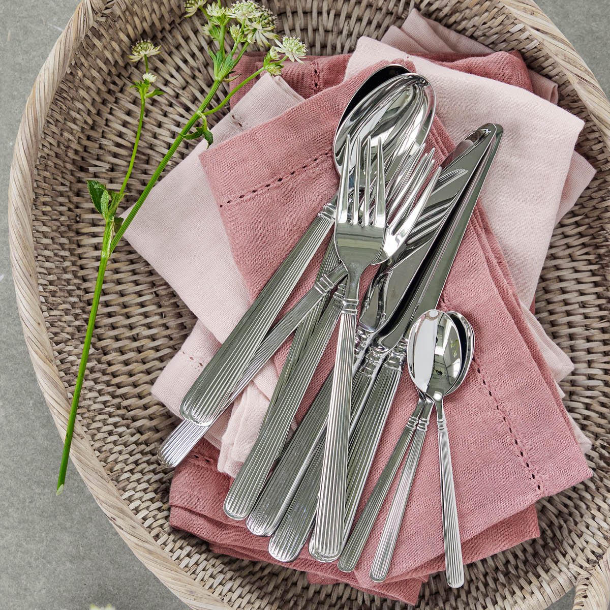 Lene Bjerre Angela Lautasliina 45x45 cm Puuteri