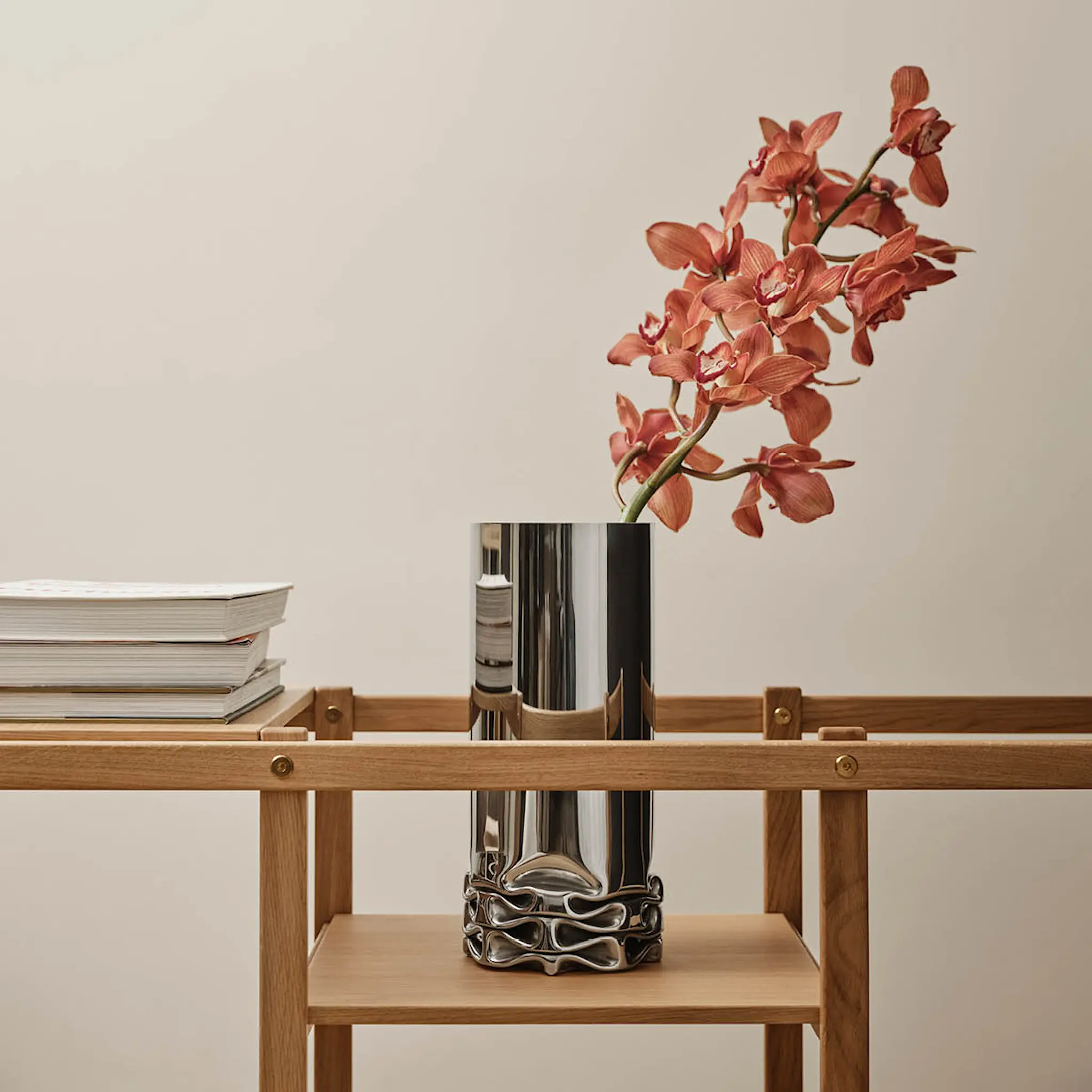 Design House Stockholm Hydraulic Maljakko XL 32 cm Teräs