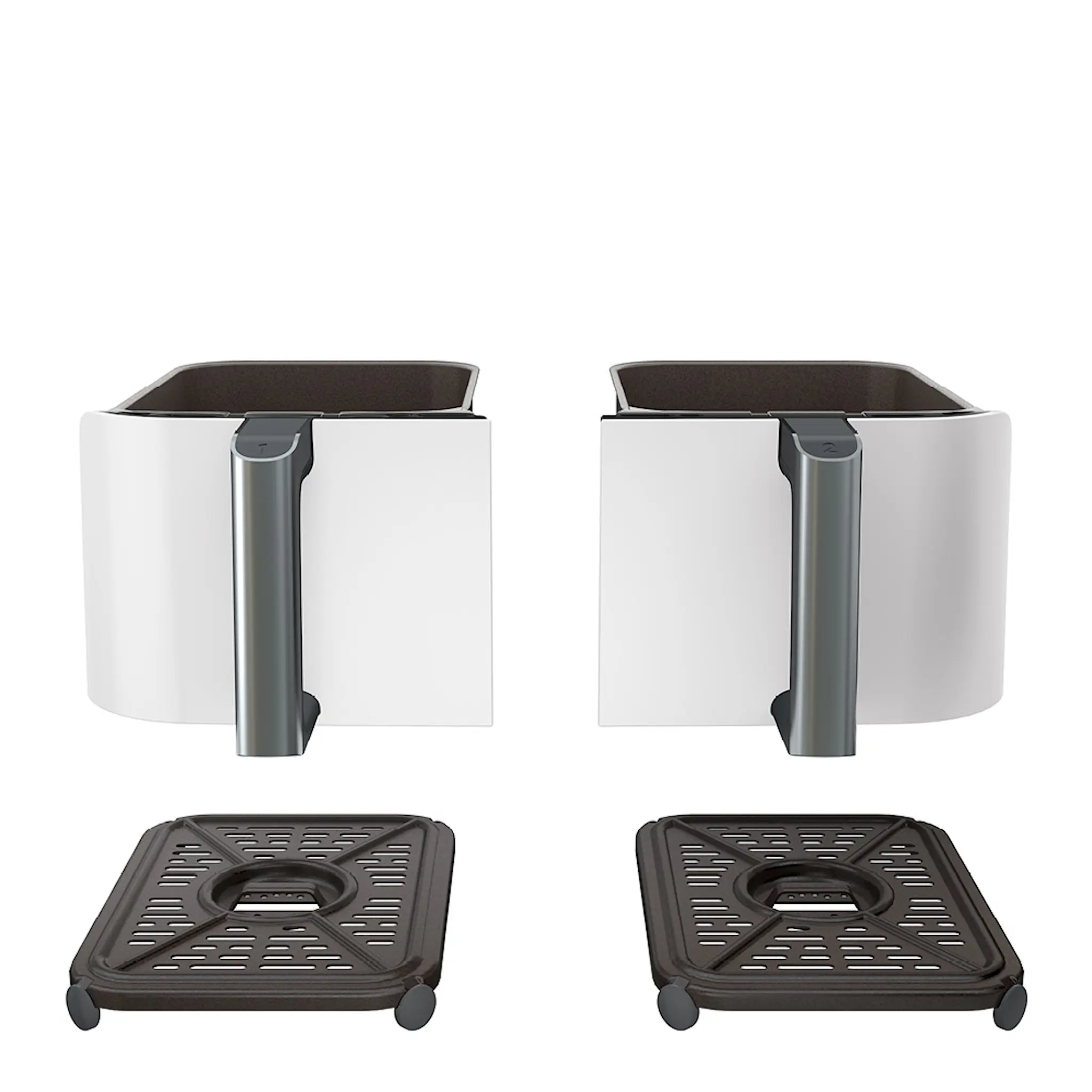Ninja Foodi max dobbel zone airfryer 2x4,75 L 2470W vit
