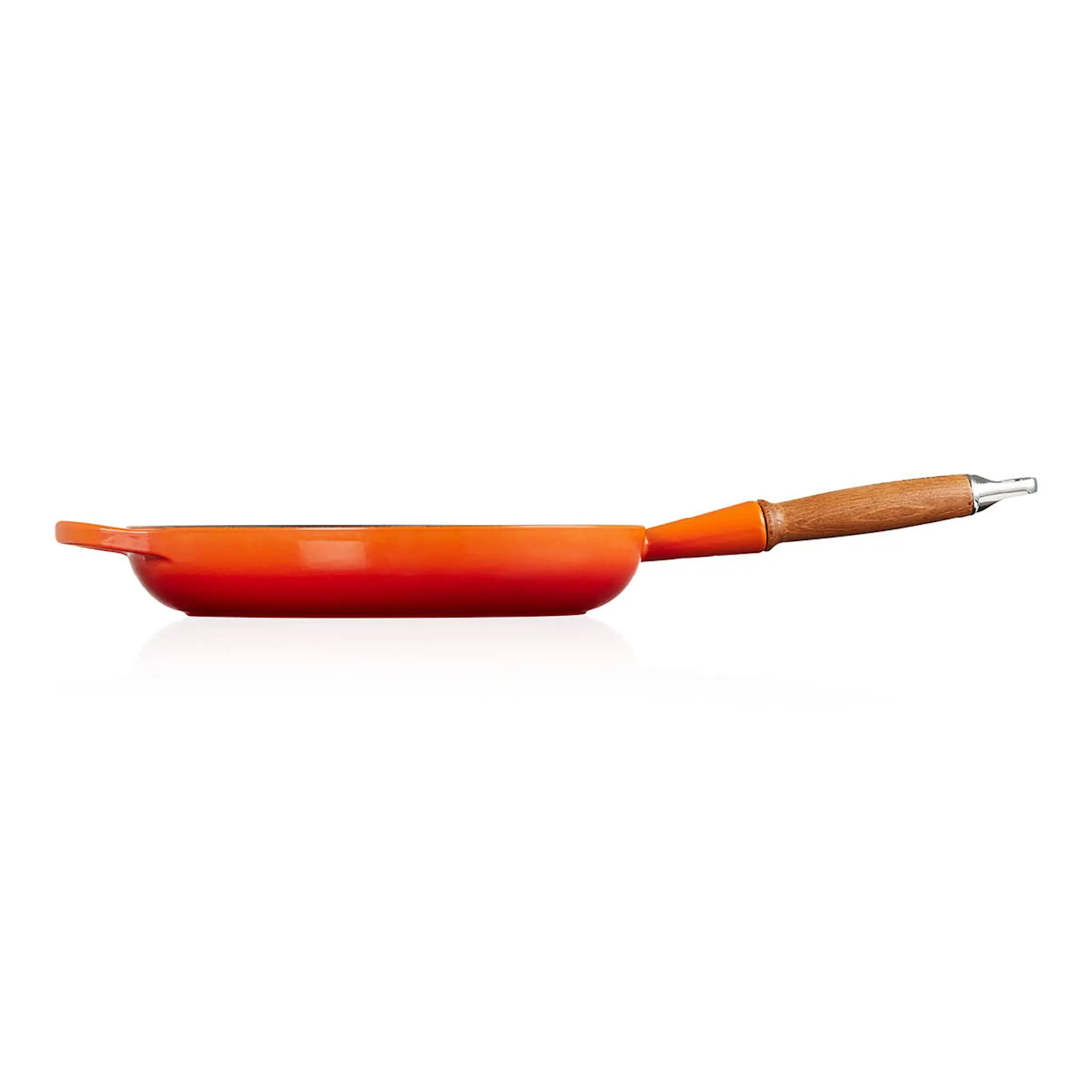 Le Creuset Signature stekpanna med trähandtag 28 cm Volcanic