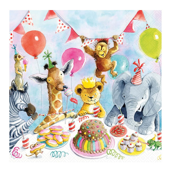 Servett 33x33 cm 20-pack Party Animals