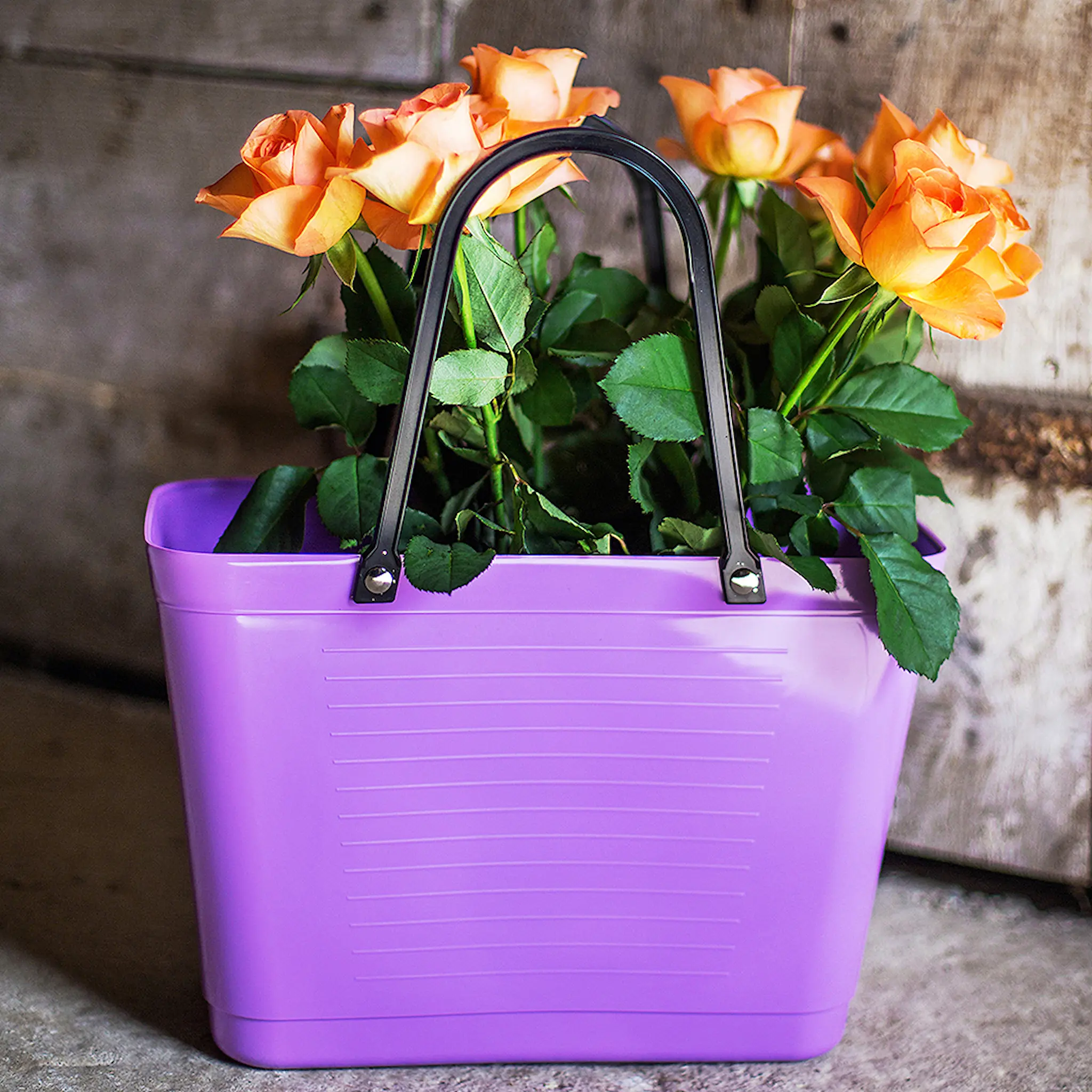 Hinza Green Plastic Laukku Pieni Liila