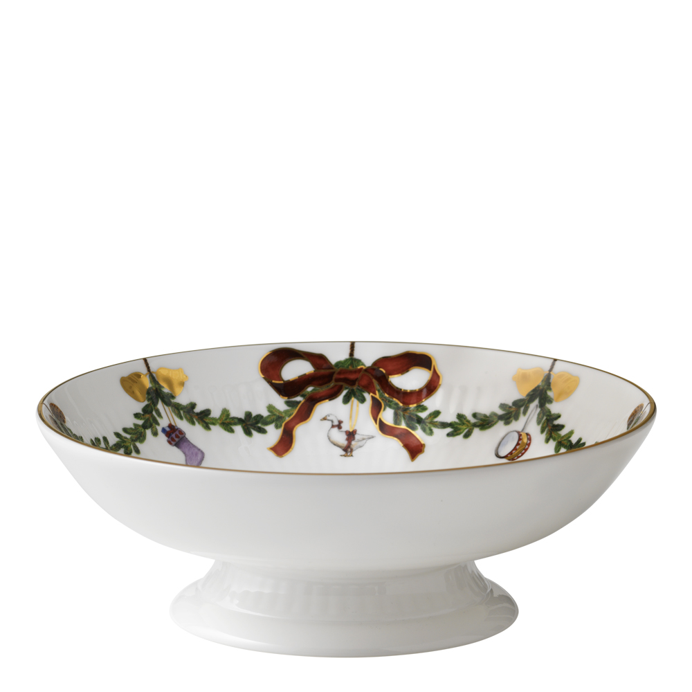Royal Copenhagen - Star Fluted Christmas Kulho jalallinen 18 cm