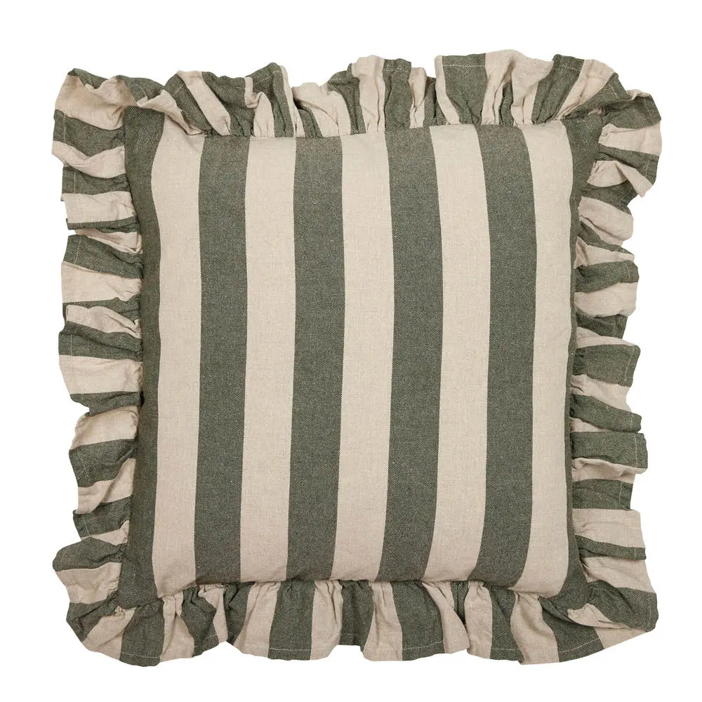 Amalia putetrekk 48x48 cm mørkegrønn
