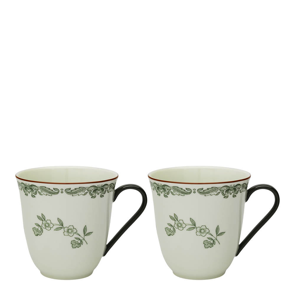 Rörstrand Ostindia mugg 30 cl 2-pack grön