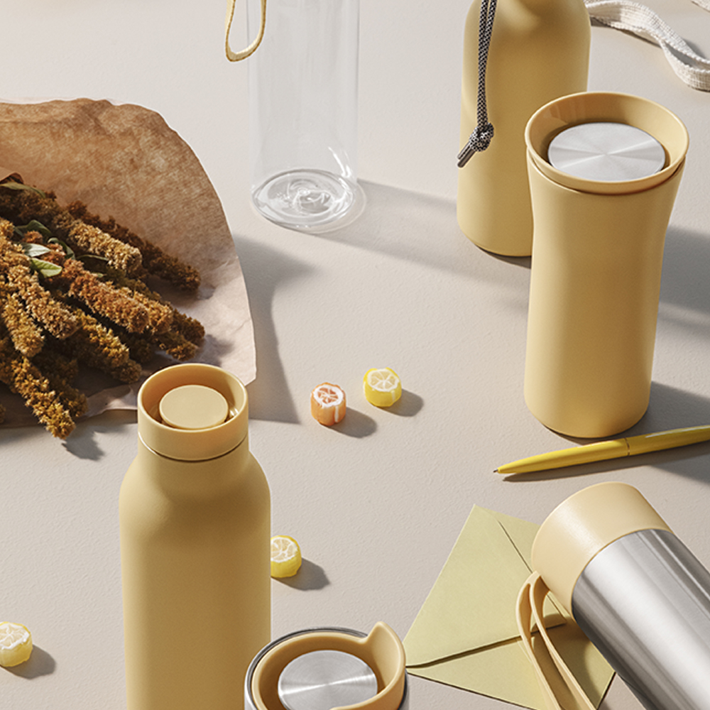 Eva Solo Urban To Go Cup Muki 35 cl Kierrätetty Golden sand