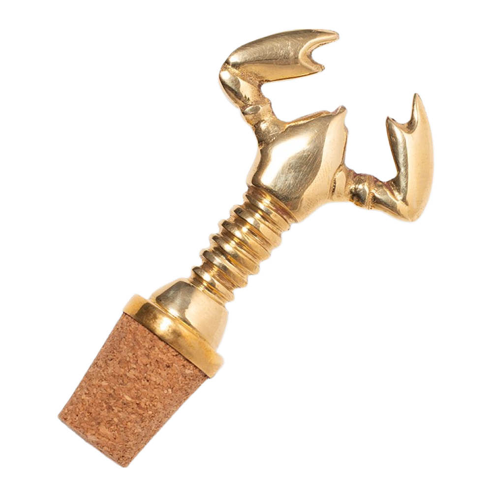 Vondels Cocktail Club Pullonkorkki hummeri 10 cm Messinki