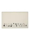 Moomin for Pets silikonmatta 48x30 cm mumin 80 år benvit/svart