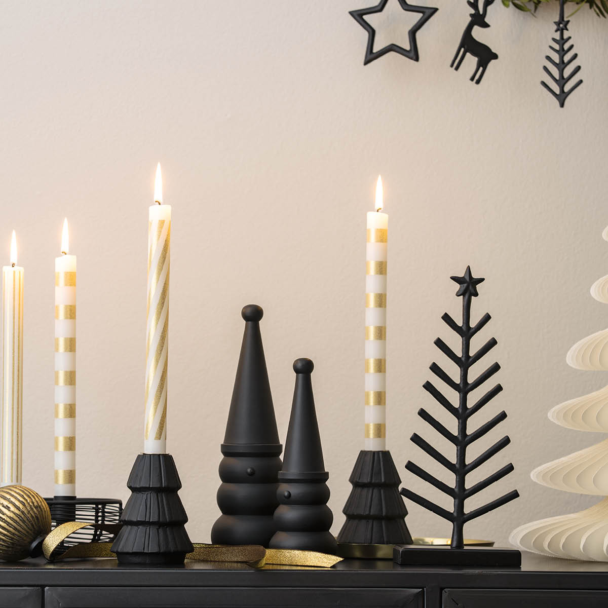 Villeroy & Boch Christmas Chic snögubbe 25,5 cm svart