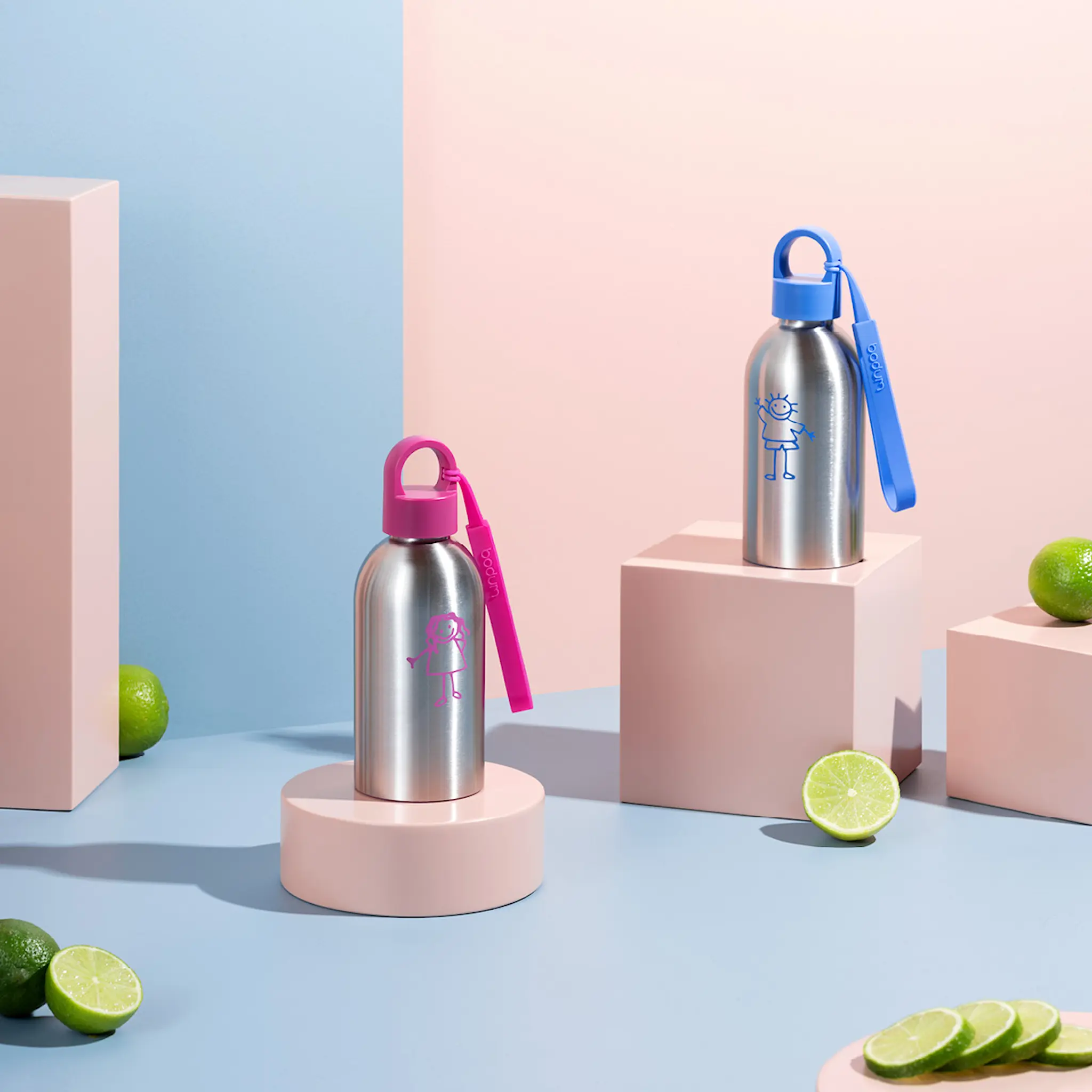 Bodum Melior vattenflaska 0,3 L rosa