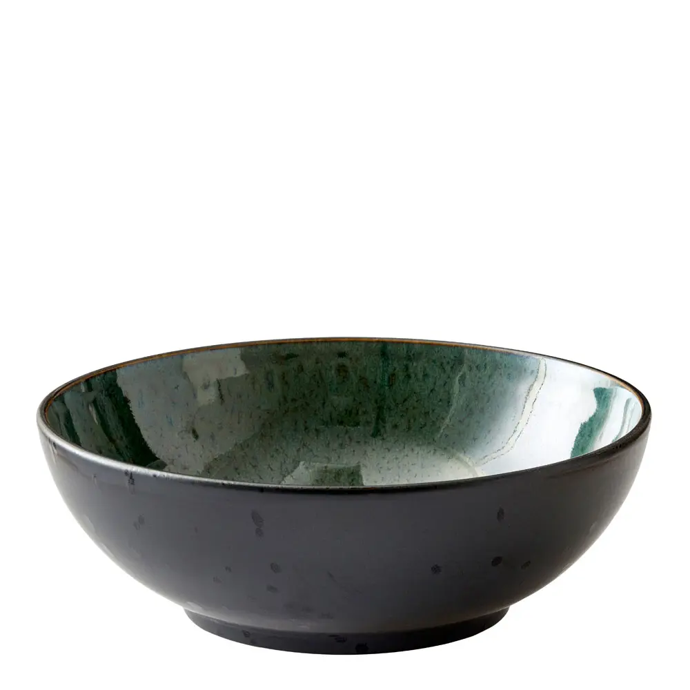 Bitz Salaattikulho 24 cm Musta/Vihreä