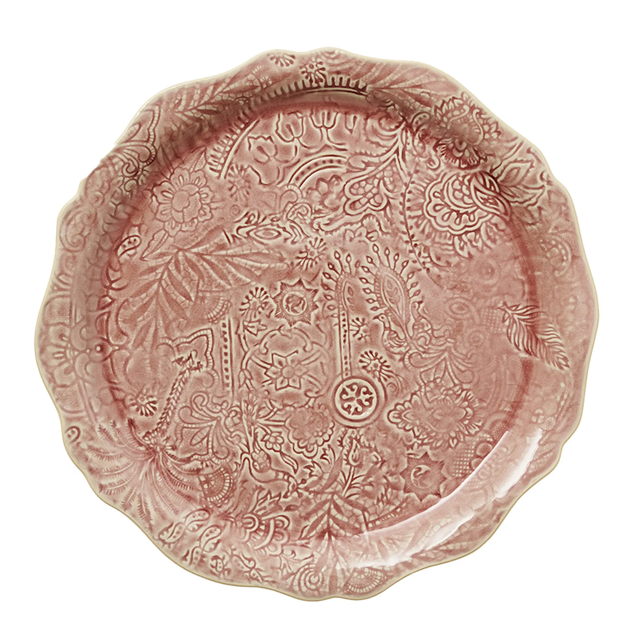 Sthål Arabesque Serveringsfat 34 cm Old Rose