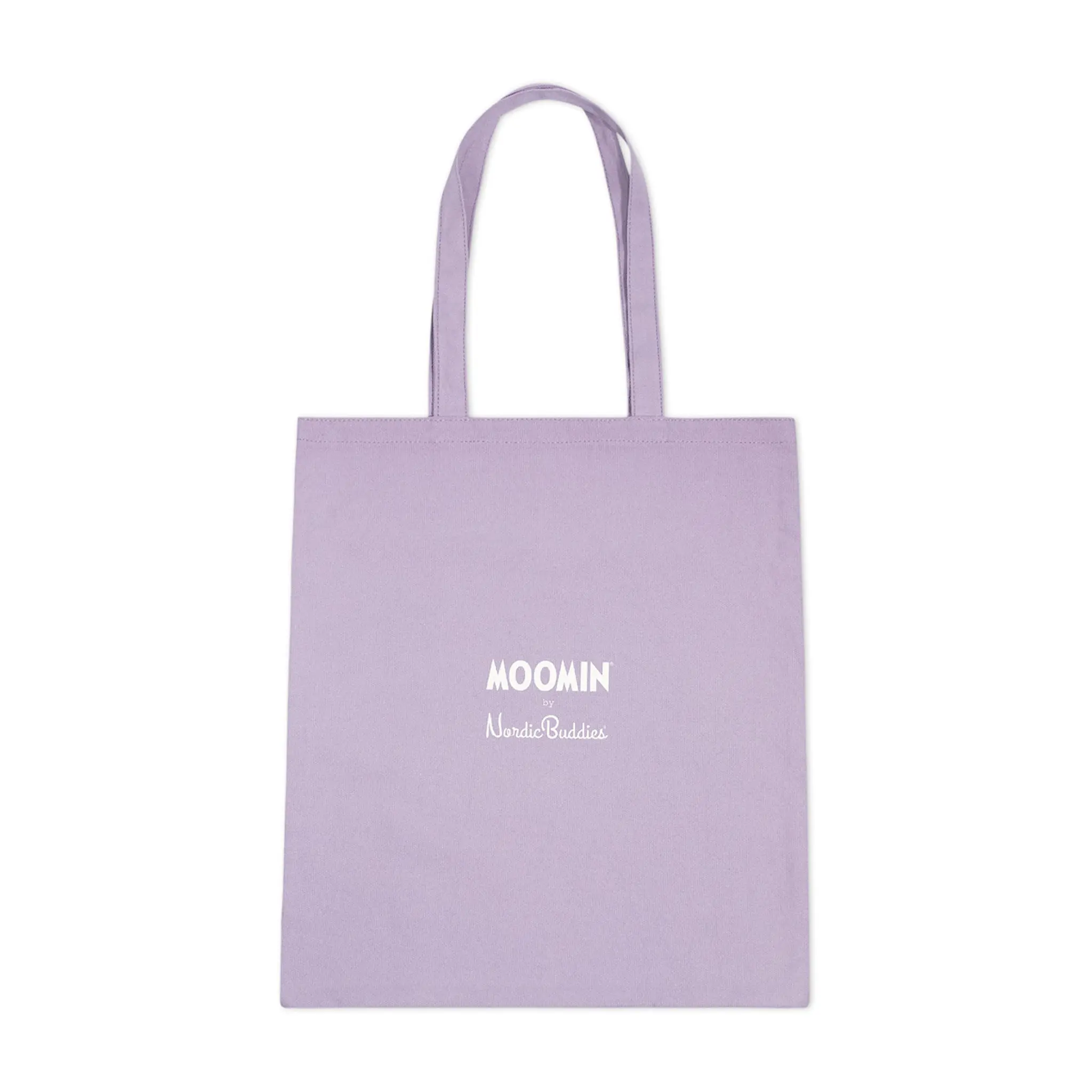 Nordicbuddies Mumin tygpåse 38,5x42 cm Lilla My lila