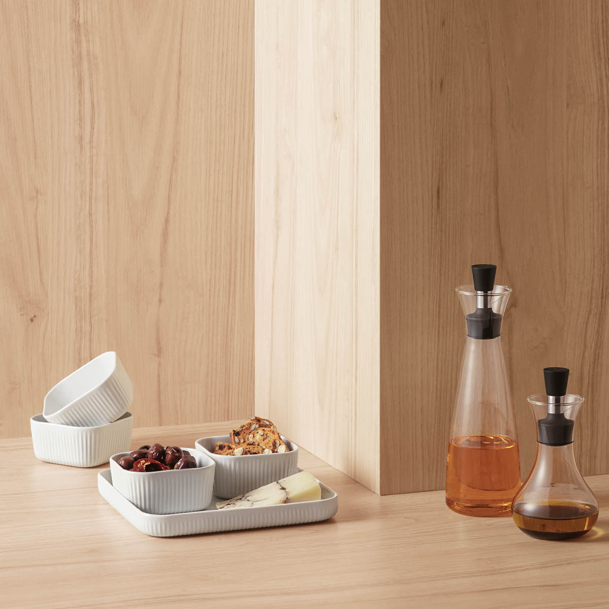 Eva Trio Legio Nova Tapassett 4Skål+Fat