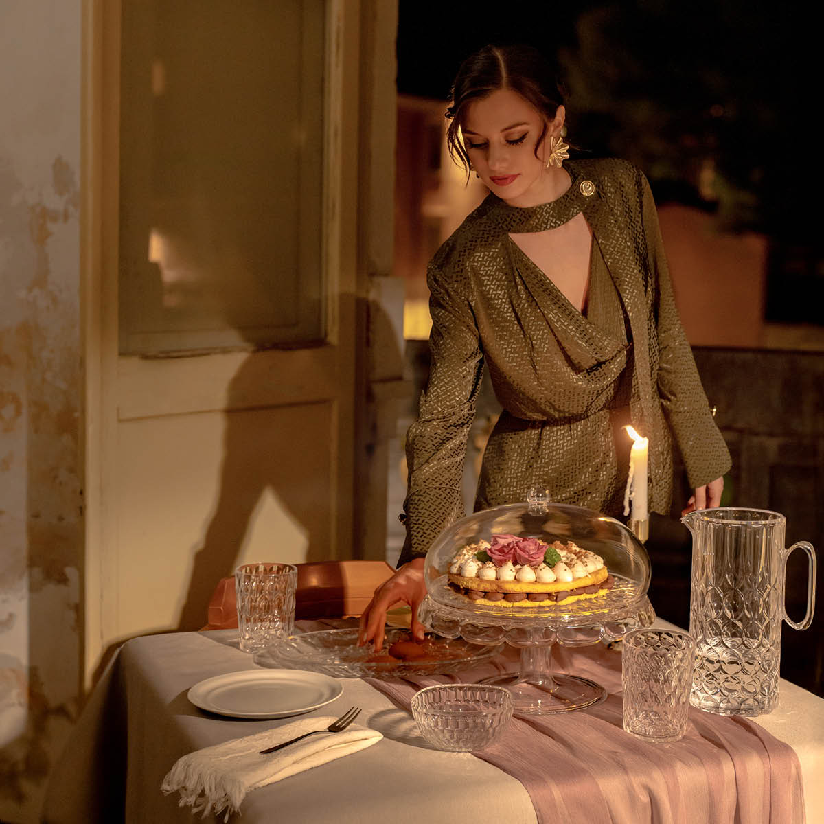 Guzzini Vanity skål 0,4 L 12 cm bioplast Klar