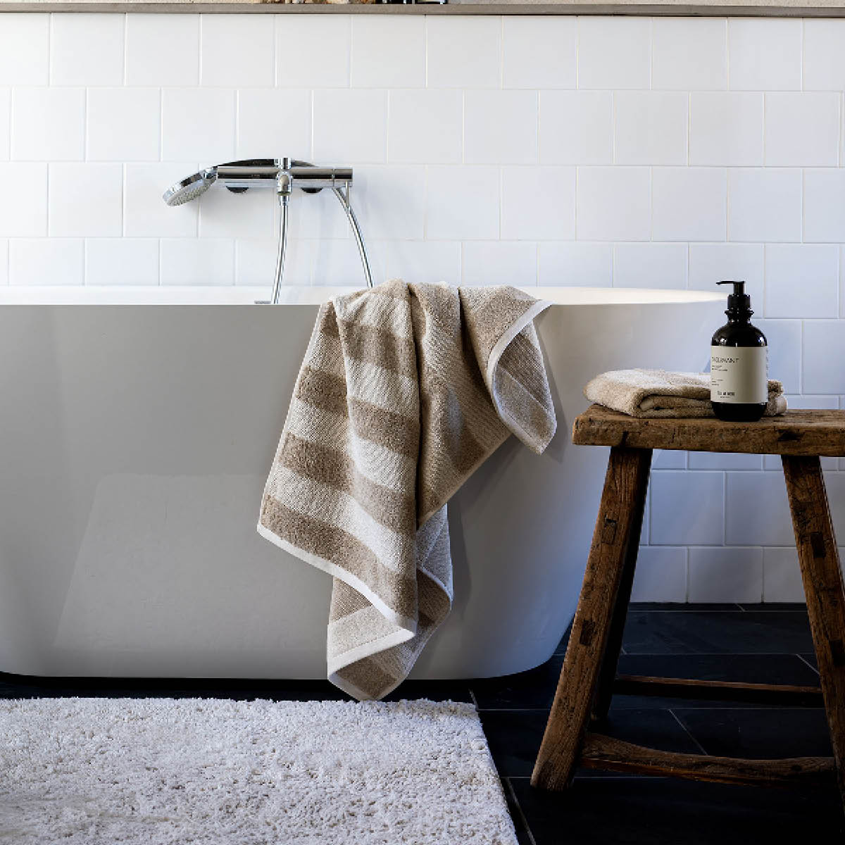 Tell Me More Elsa badrumsmatta 60x100 cm off-white