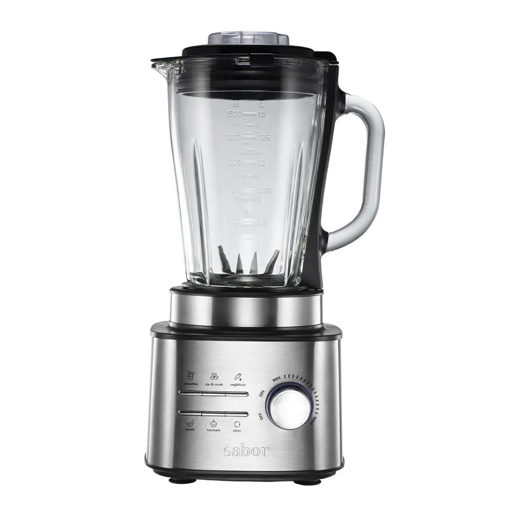 Ultimate Tehosekoitin 1500 W 1,5 L Harjattu/Kirkas