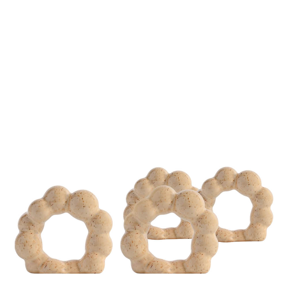ByOn - Porto Lautasliinarengas 6,5x2,5 cm 4 kpl Beige