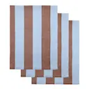 Cook kökshandduk i bomull 75x55 cm 3-pack ljusblå/brun