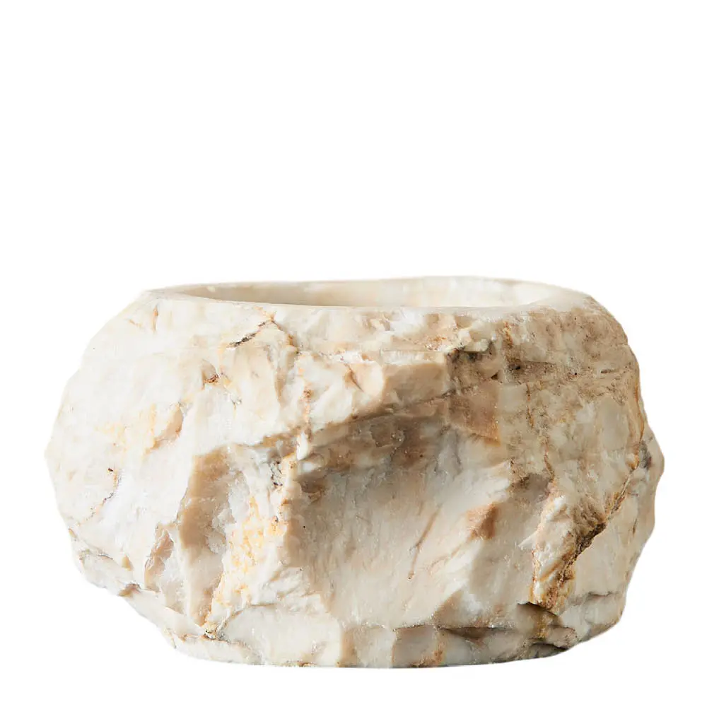 Batu Kynttilälyhty 7x4 cm Beige
