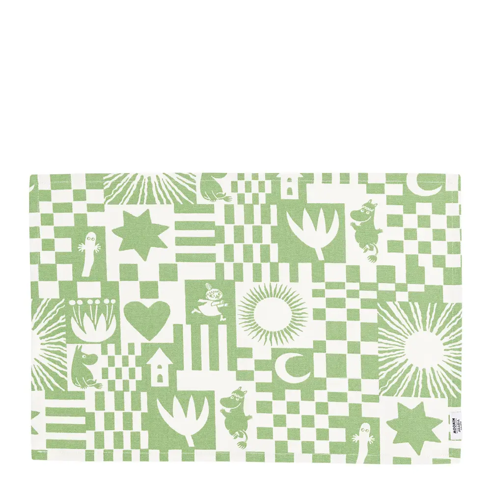 Muumi Pöytätabletti Juhlat 31x46 cm Vihreä