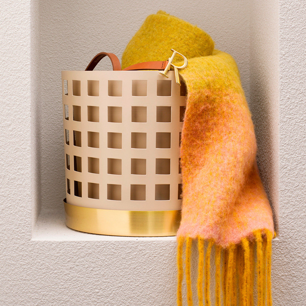 Klong Trio krukke square stor beige