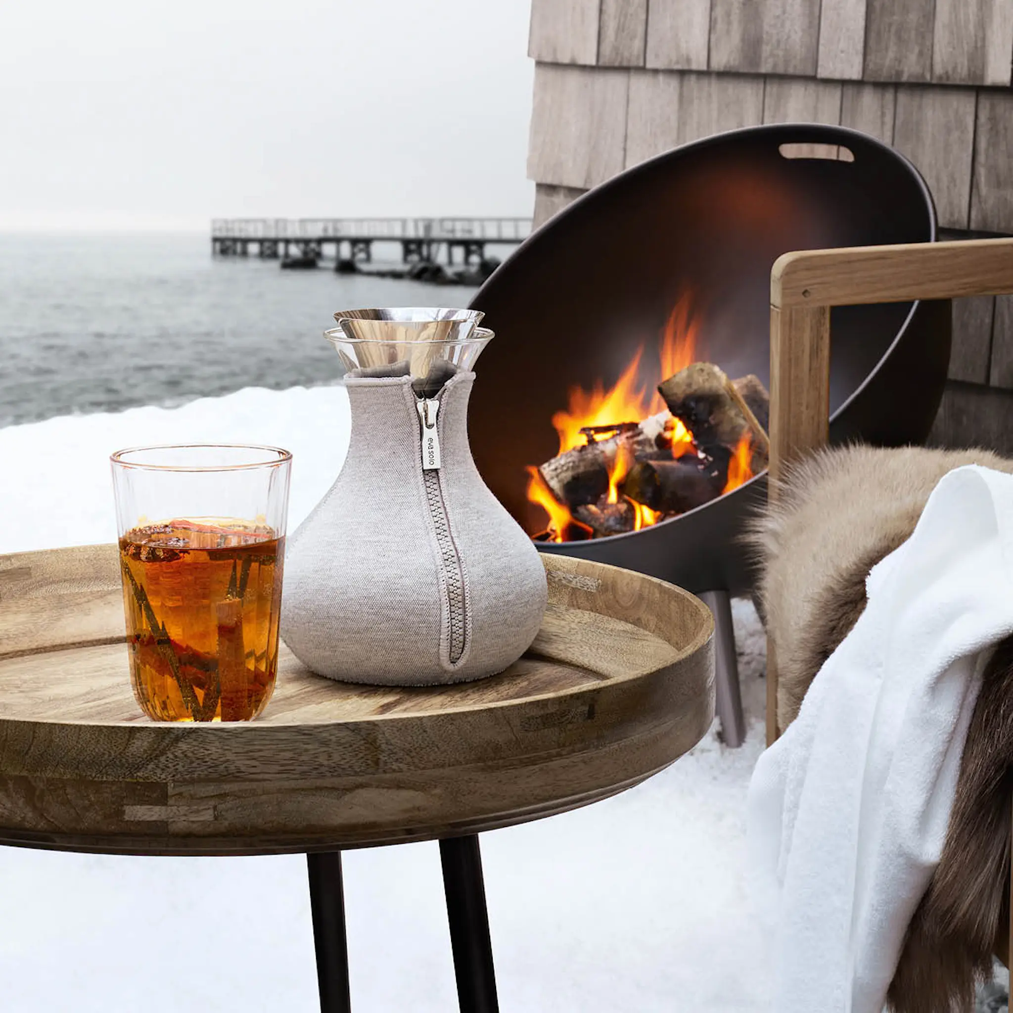 Eva Solo Tebryggare 1L Ljus Grå Woven