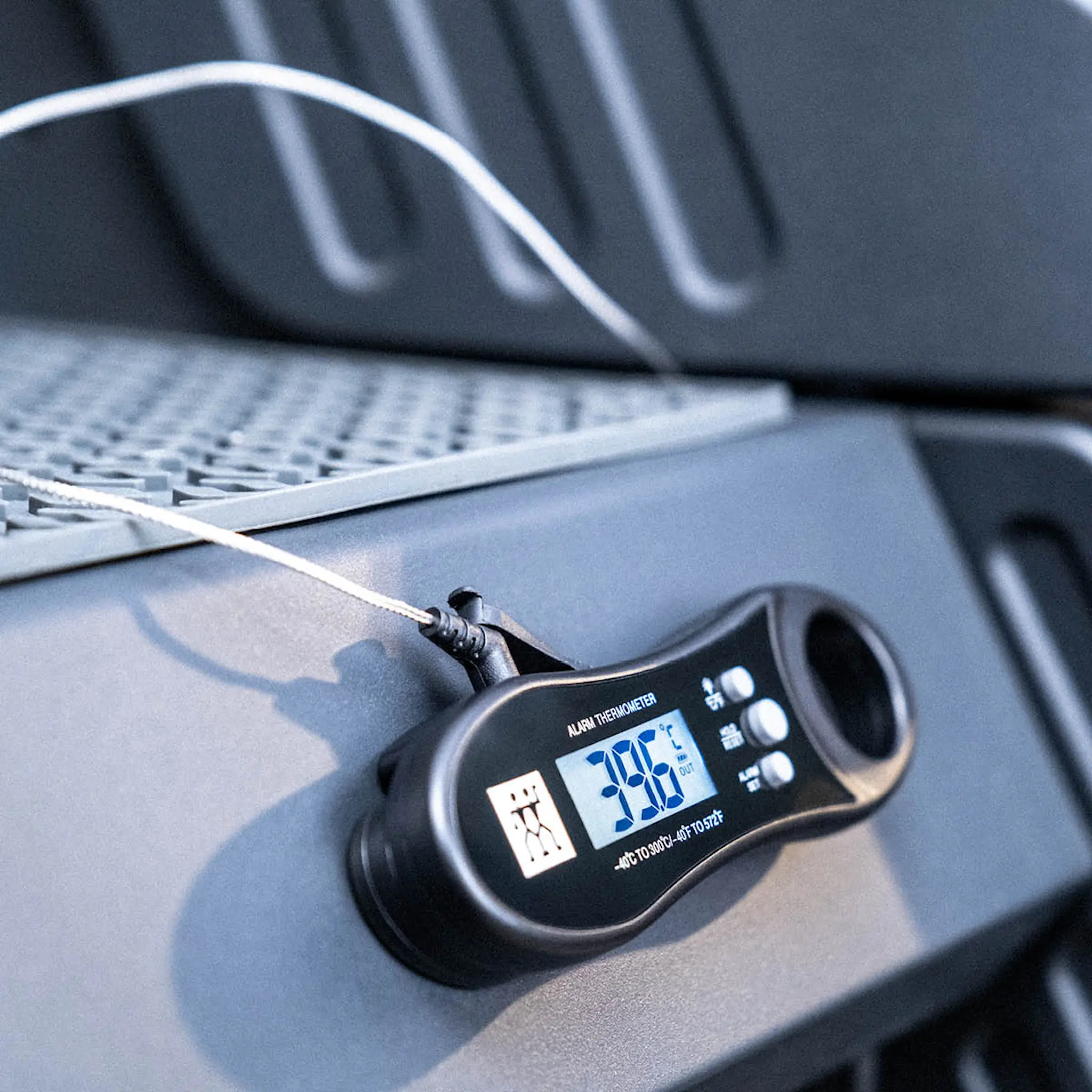 Zwilling BBQ+ digitalt stektermometer 15,5 cm svart