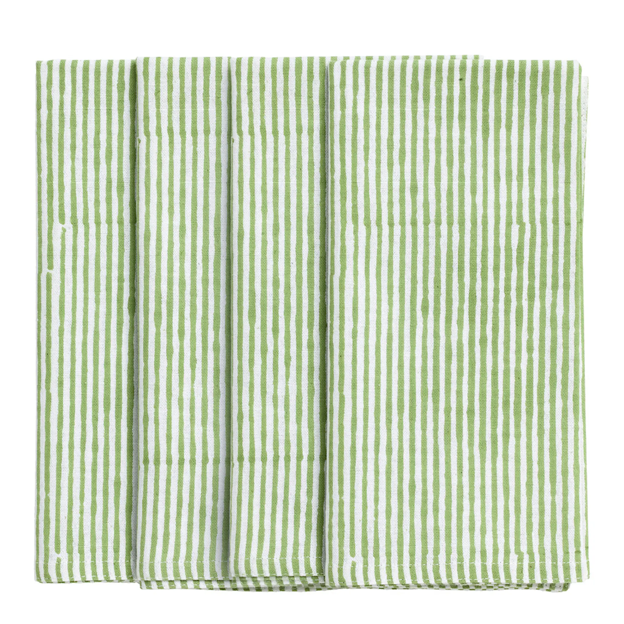 Chamois Stripe servett 50x50 cm 4-pack green