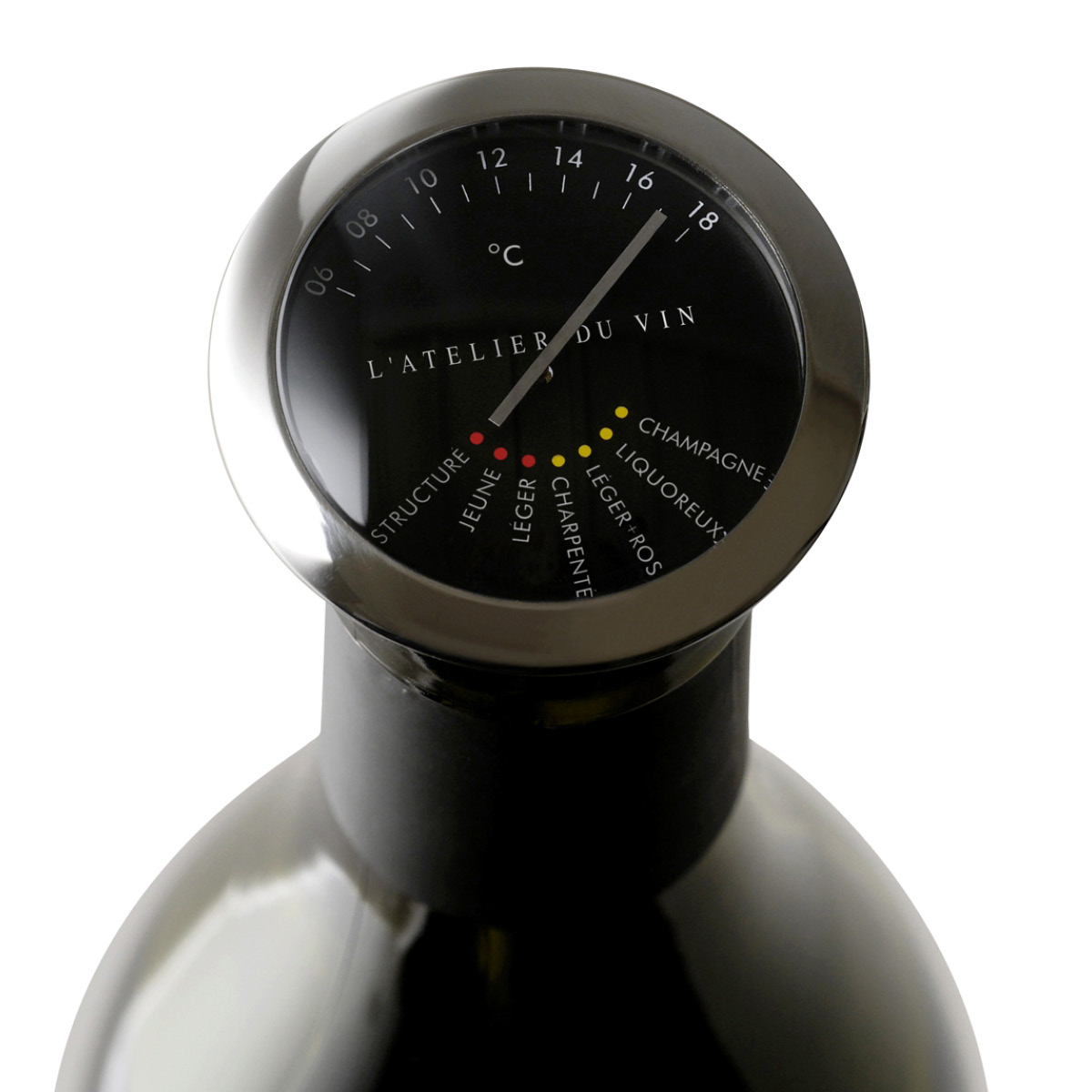 L'atelier du vin Vintermometer rustfritt stål