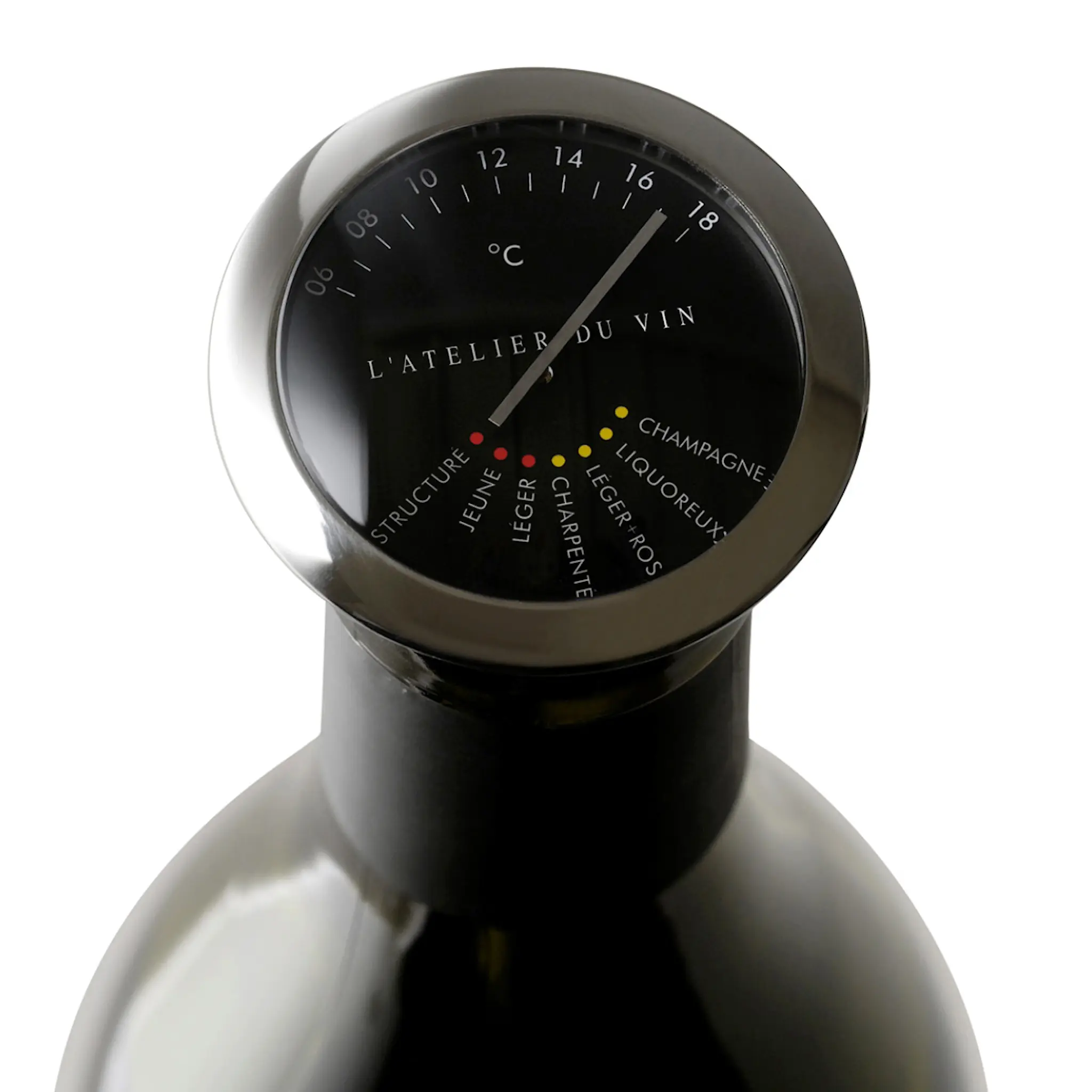 L'atelier du vin Viinilämpömittari Ruostumaton teräs