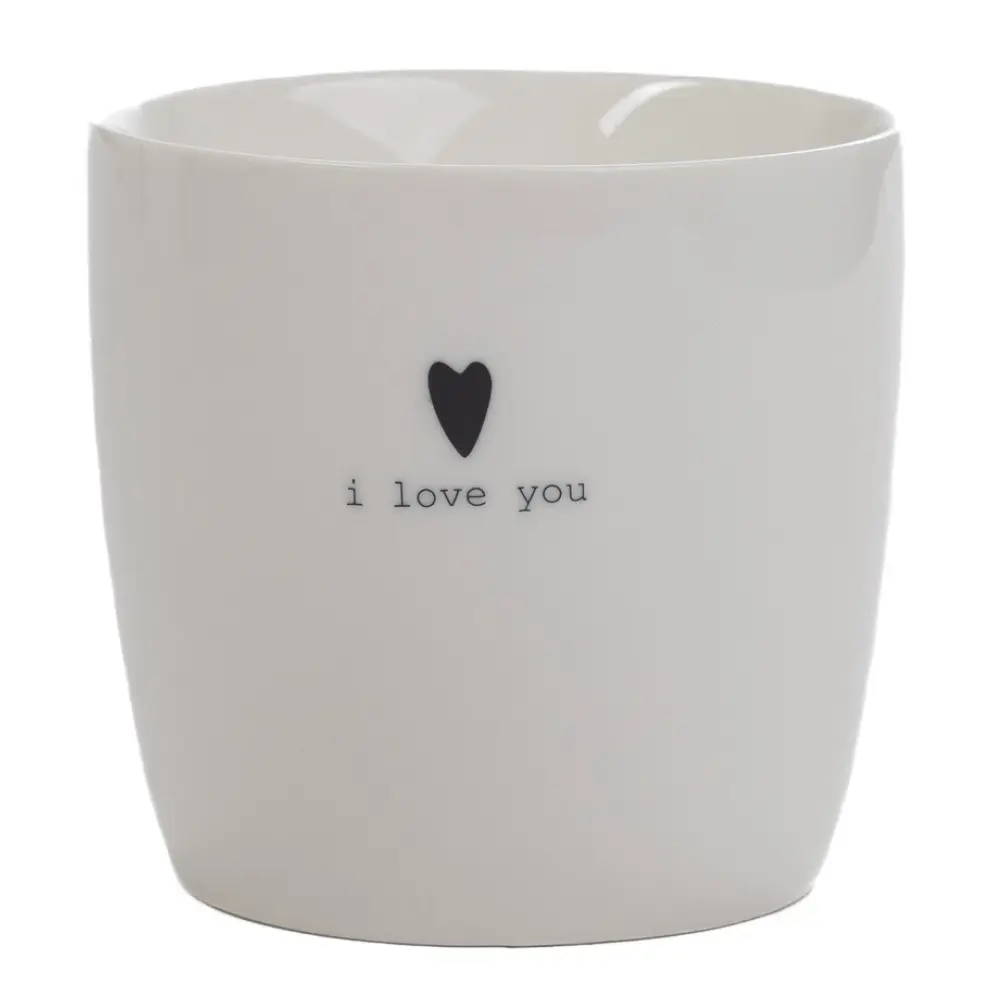 Sögne Muki i love you 30 cl Valkoinen