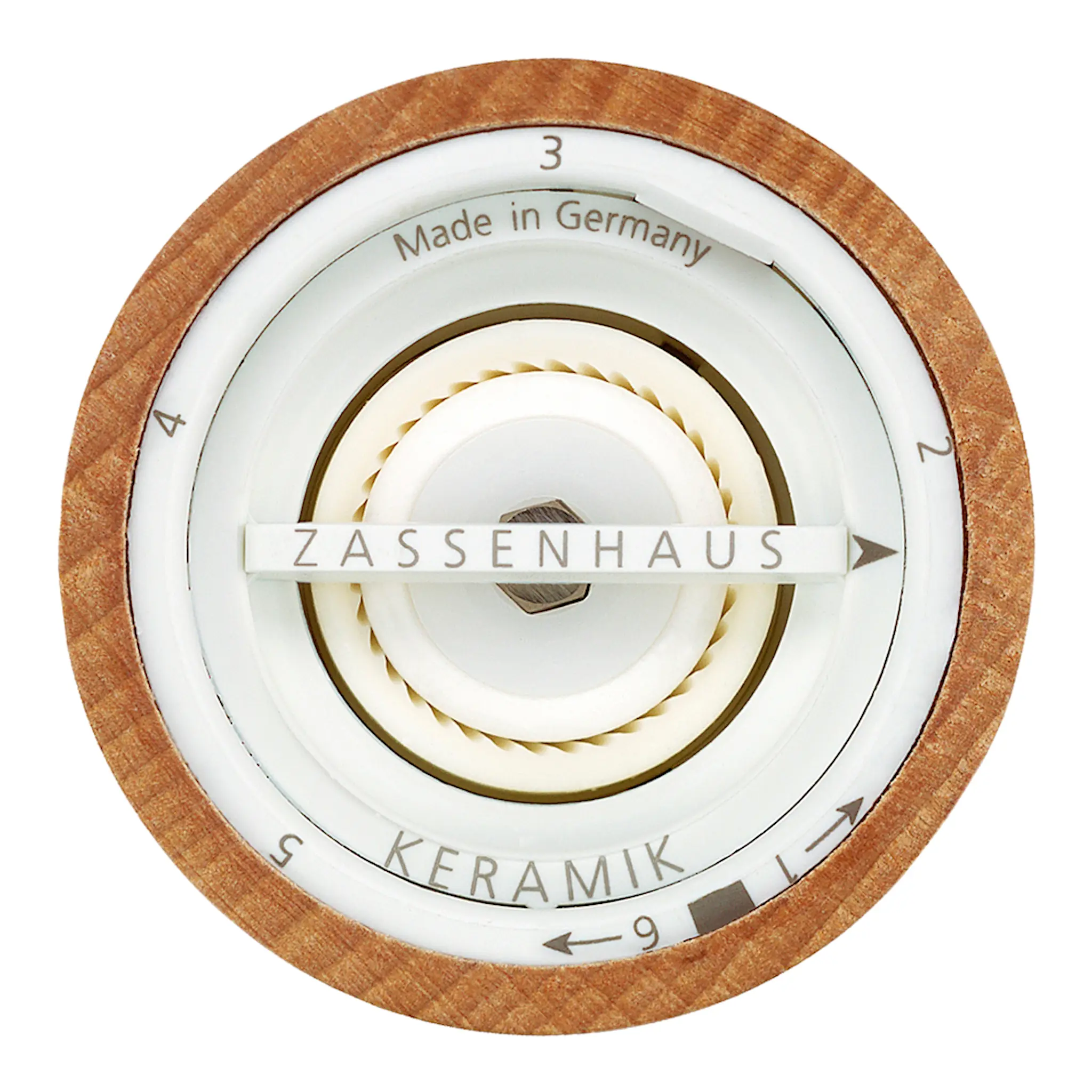 Zassenhaus Berlin Pepparkvarn 30 cm Bok mörkbetsad