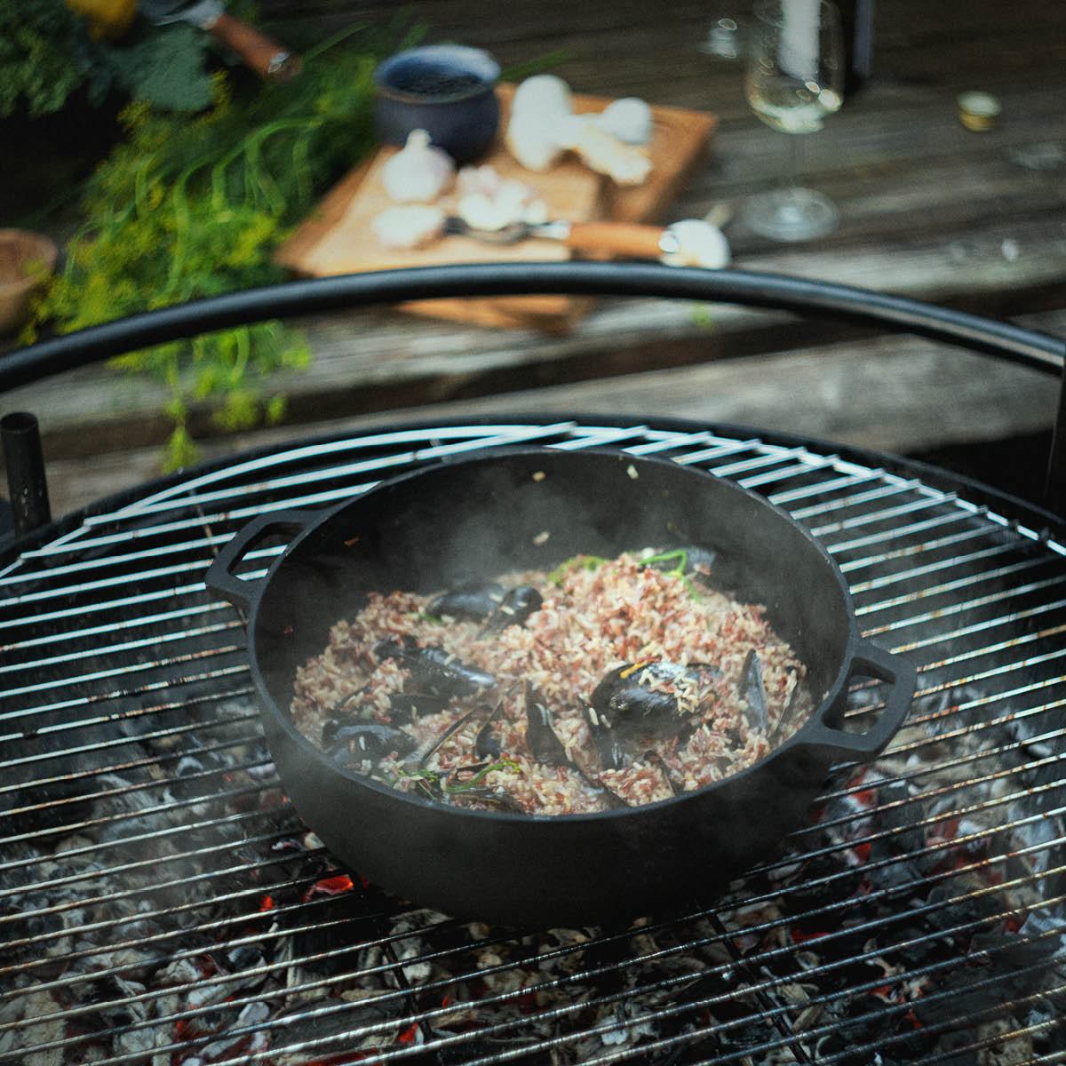 Fiskars Norden grillgryte støpejern 30 cm