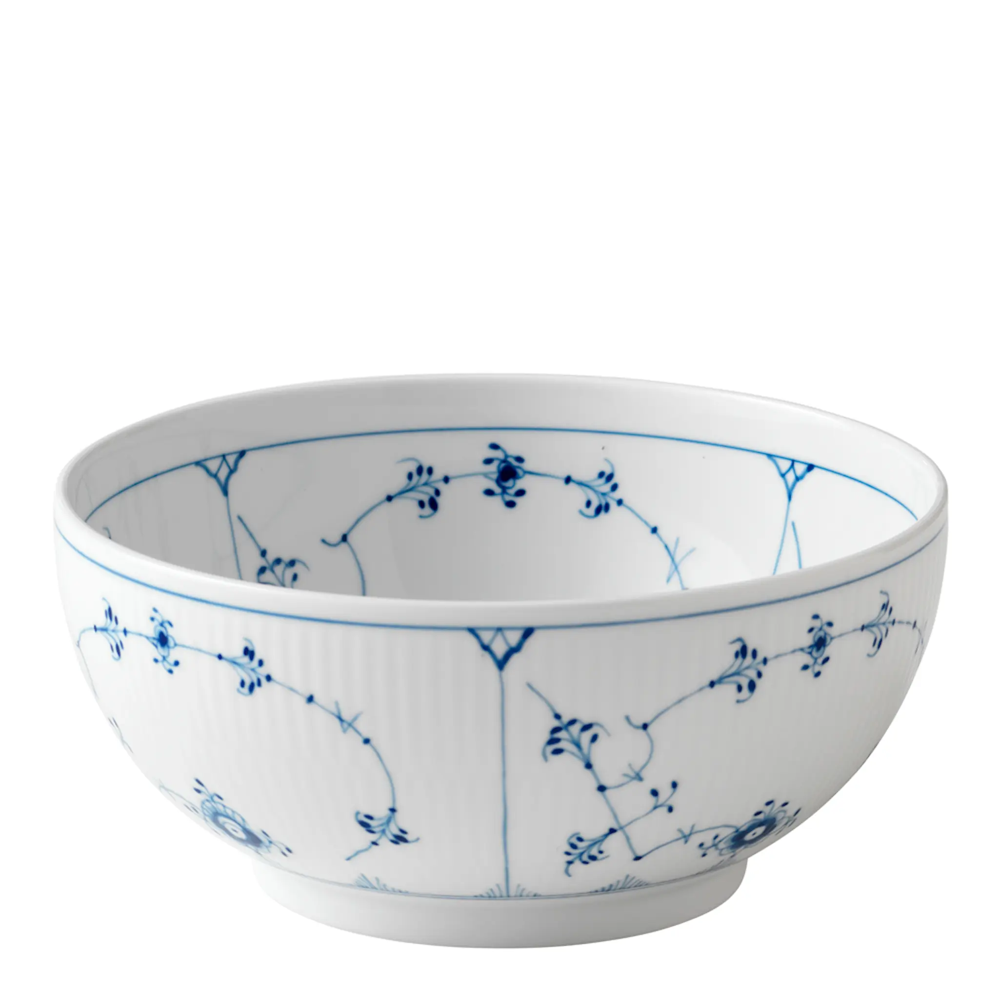 Royal Copenhagen Blue Fluted Plain skål 1,8 L 21 cm
