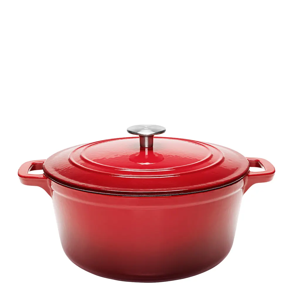 Stenfors Valurautapata pyöreä 4,4 L Punainen