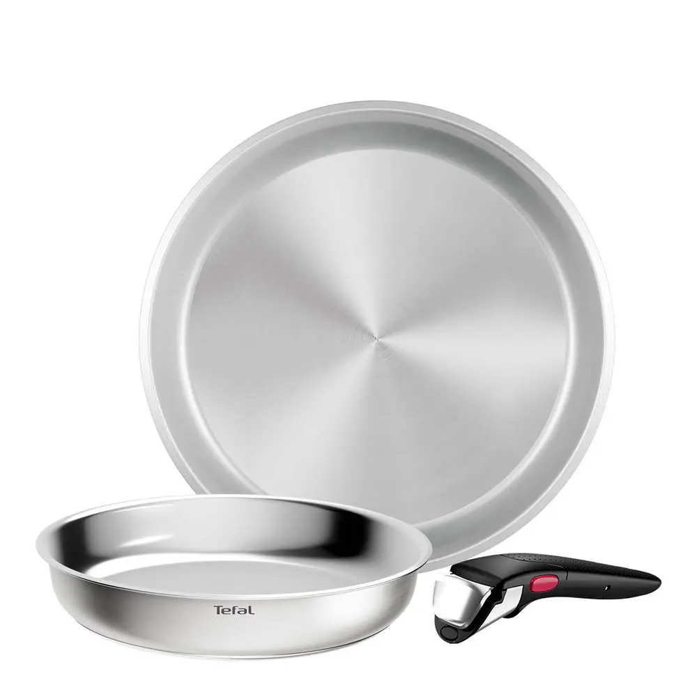 Ingenio Emotion Brushed stekepannesett 3 deler uten belegg