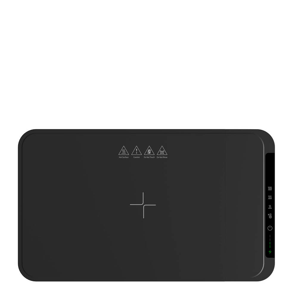 Nordic Sense Värmeplatta uppladdningsbar 46x24 cm grå